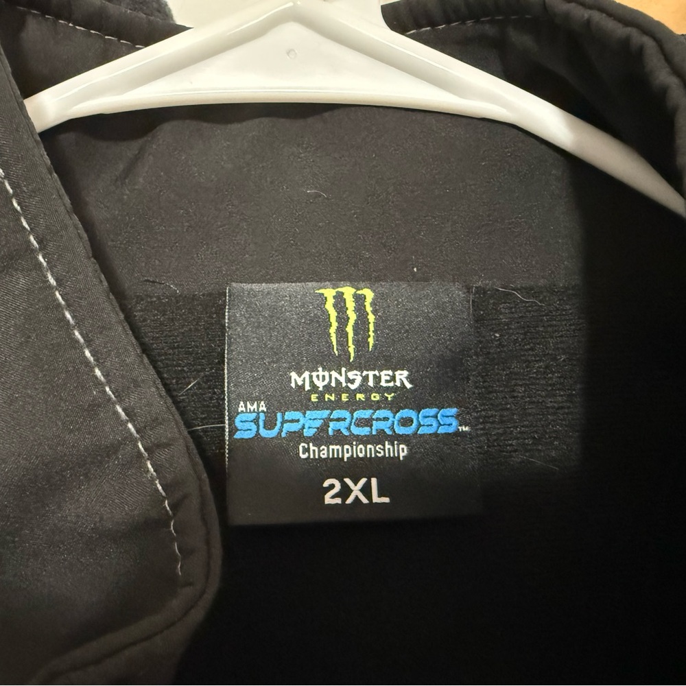 Monster Energy Supercross Men's Black and Gray Jacket (XXL) - Picture 4 of 11